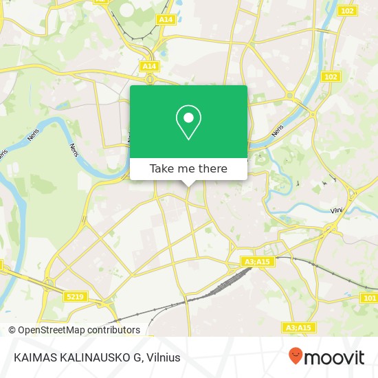 KAIMAS KALINAUSKO G map