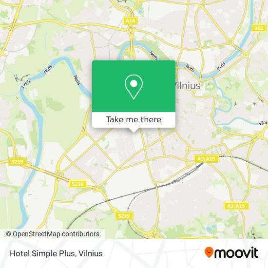 Hotel Simple Plus map
