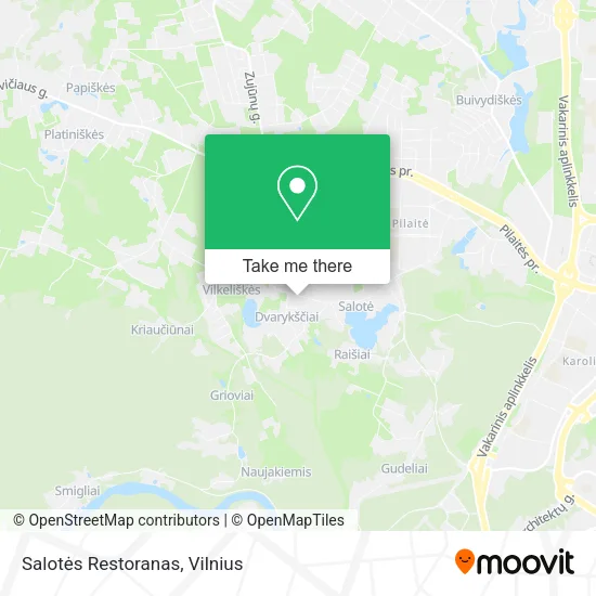 Карта Salotės Restoranas