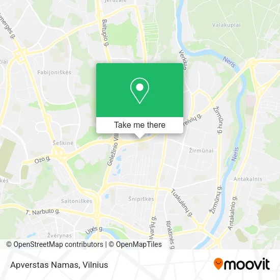 Карта Apverstas Namas