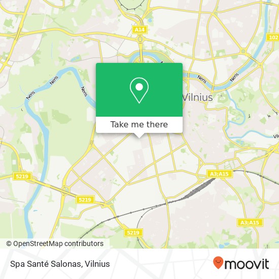 Spa Santé Salonas map