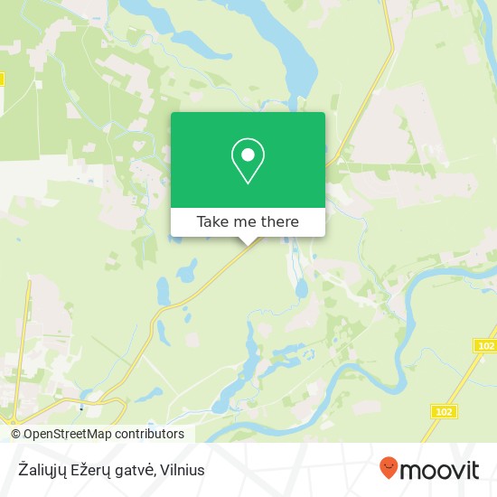 Žaliųjų Ežerų gatvė map