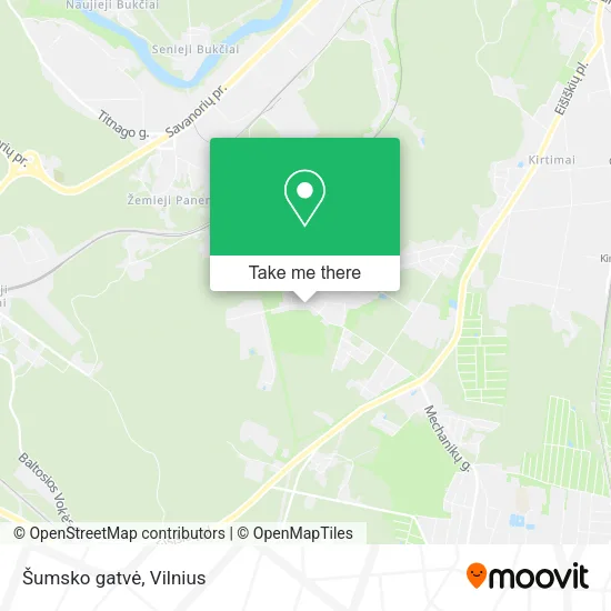 Карта Šumsko gatvė