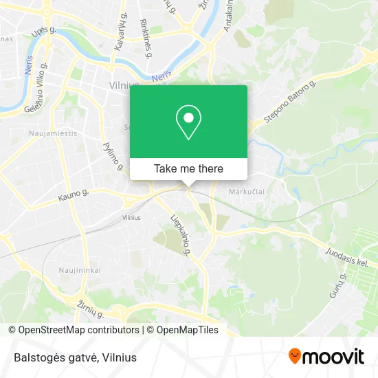 Balstogės gatvė map