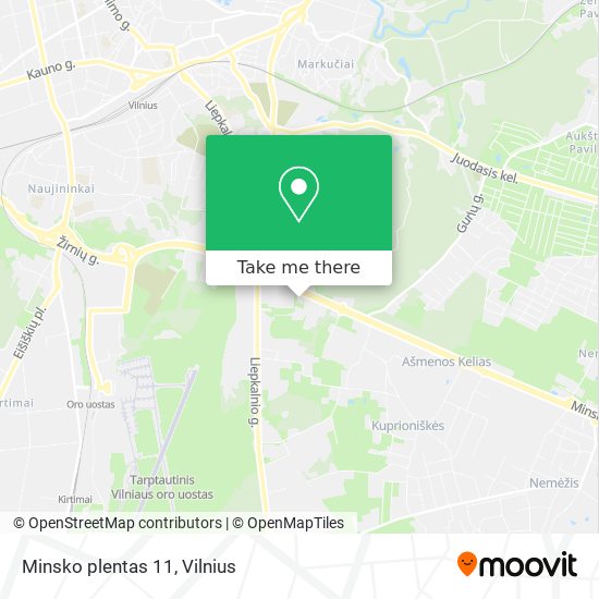 Minsko plentas 11 map