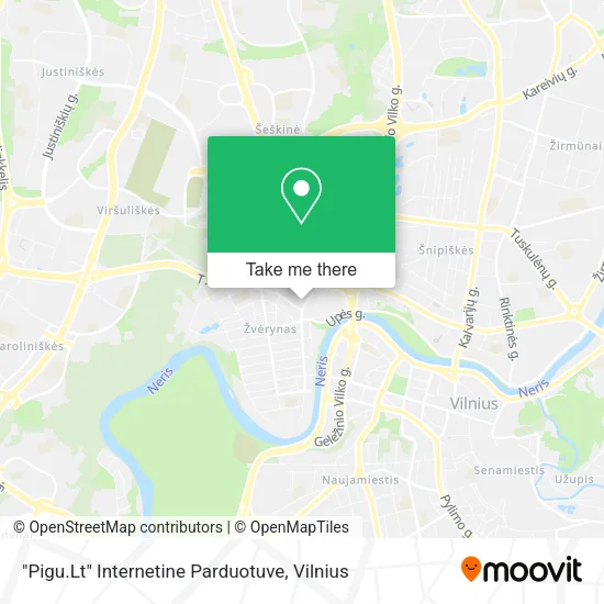 Карта "Pigu.Lt" Internetine Parduotuve