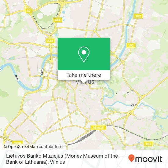 Lietuvos Banko Muziejus (Money Museum of the Bank of Lithuania) map