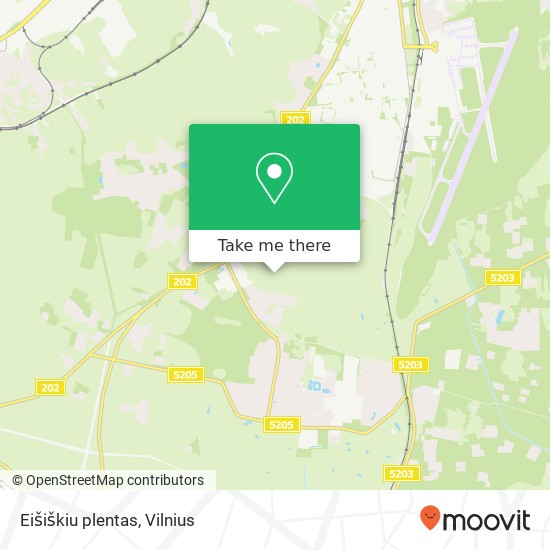 Eišiškiu plentas map