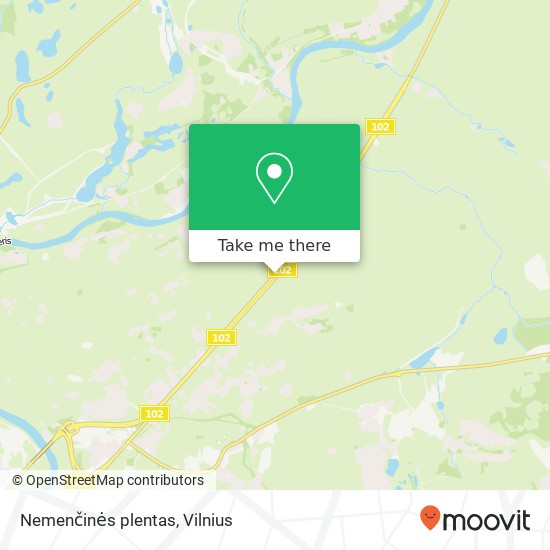 Nemenčinės plentas map