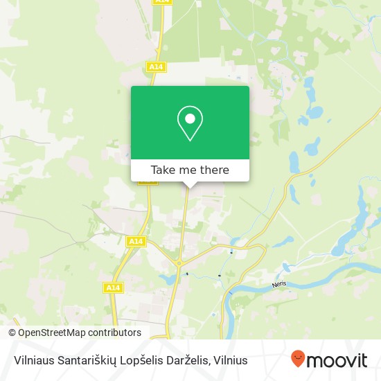 Карта Vilniaus Santariškių Lopšelis Darželis