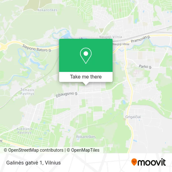 Карта Galinės gatvė 1