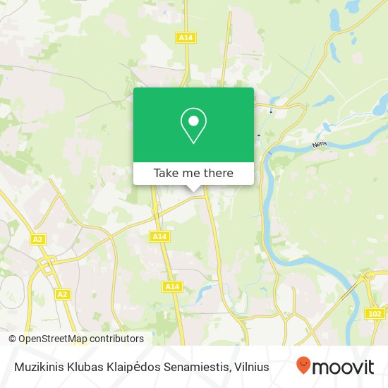 Muzikinis Klubas Klaipėdos Senamiestis map