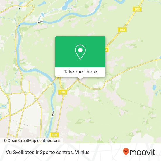 Vu Sveikatos ir Sporto centras map
