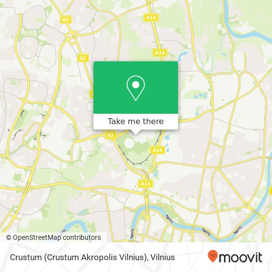 Crustum (Crustum Akropolis Vilnius) map