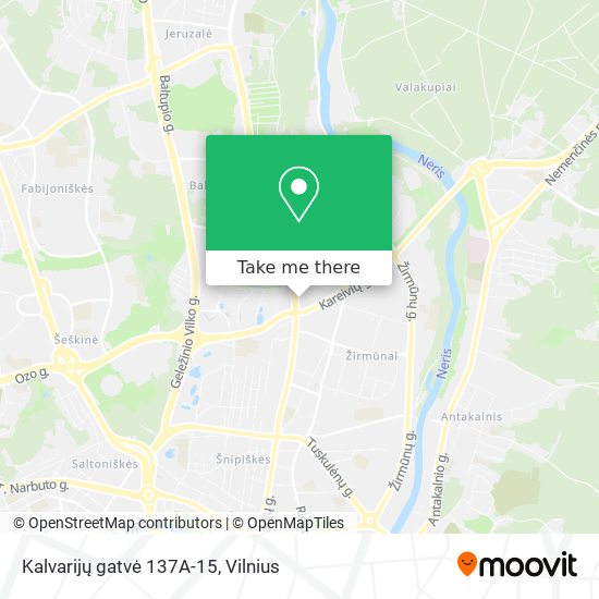 Карта Kalvarijų gatvė 137A-15