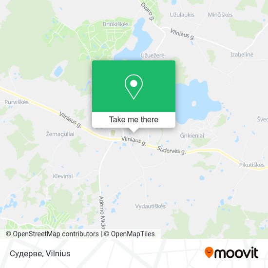 Карта Судерве