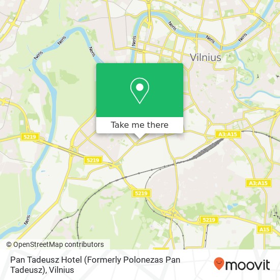 Карта Pan Tadeusz Hotel (Formerly Polonezas Pan Tadeusz)