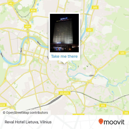 Reval Hotel Lietuva map