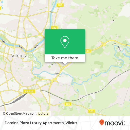 Domina Plaza Luxury Apartments map
