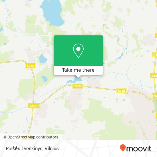 Riešės Tvenkinys map