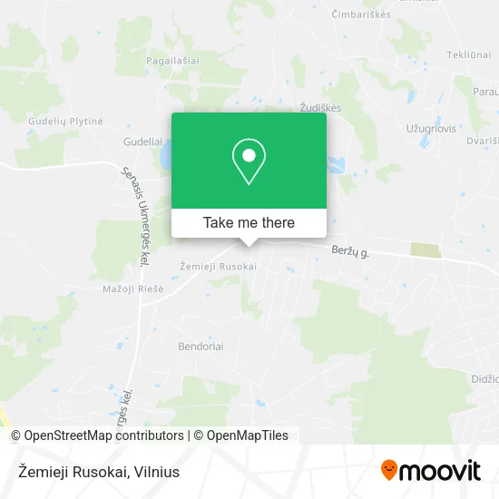 Žemieji Rusokai map