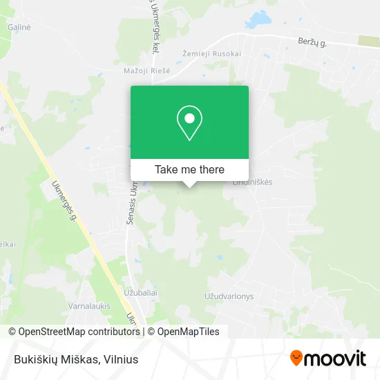 Карта Bukiškių Miškas