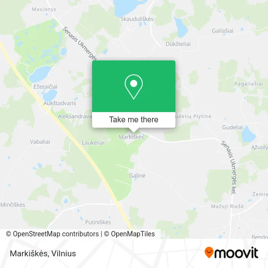 Карта Markiškės