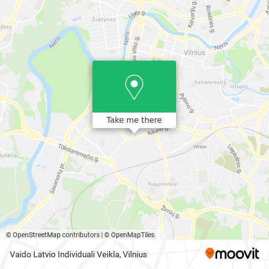 Карта Vaido Latvio Individuali Veikla