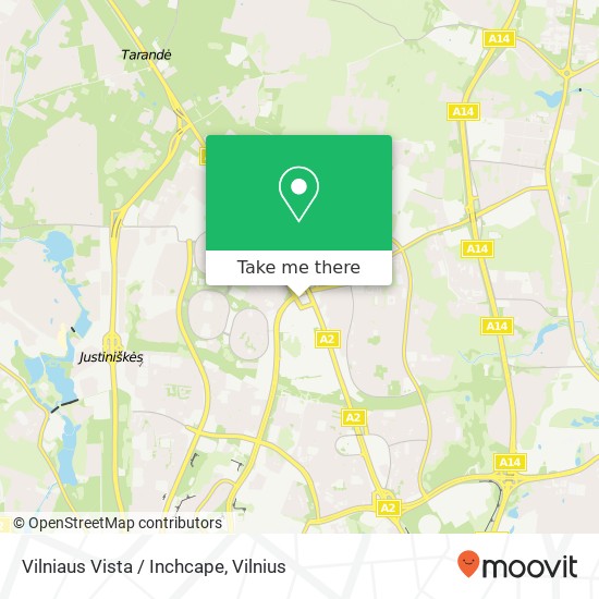 Vilniaus Vista / Inchcape map