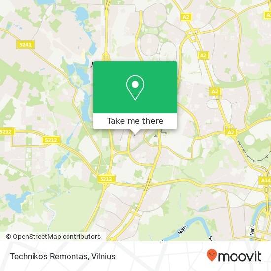 Technikos Remontas map