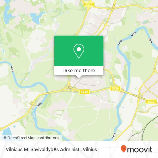 Vilniaus M. Savivaldybės Administ. map