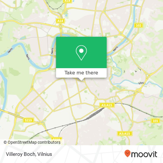 Карта Villeroy Boch