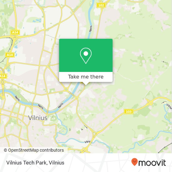 Vilnius Tech Park map