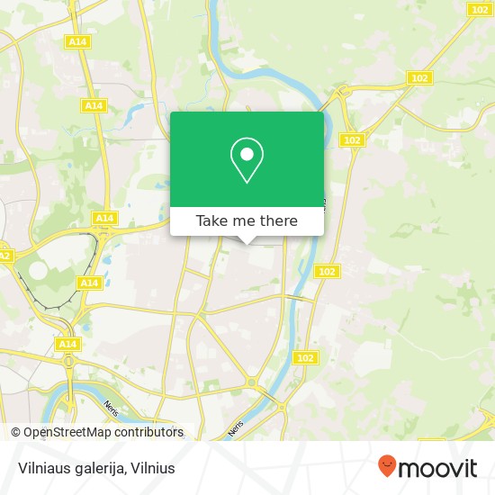 Vilniaus galerija map