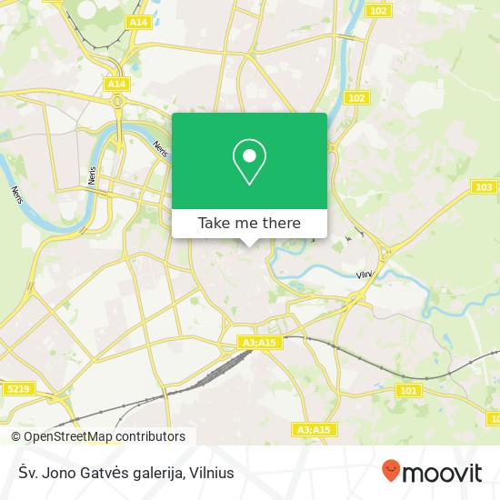 Šv. Jono Gatvės galerija map