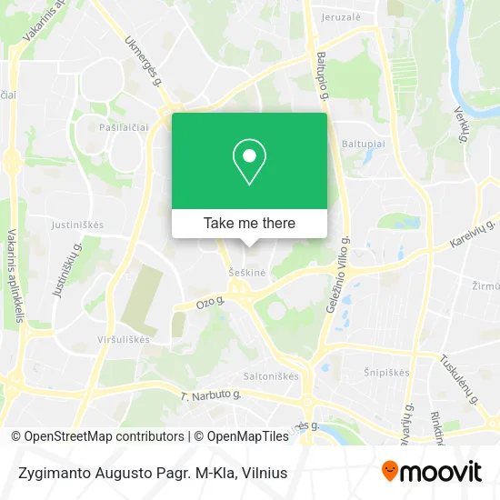 Карта Zygimanto Augusto Pagr. M-Kla