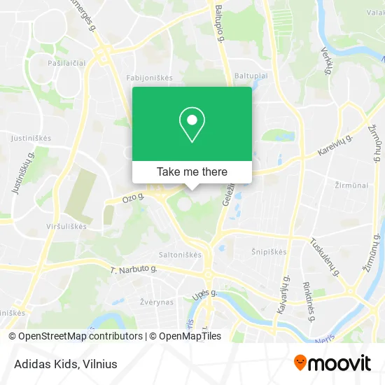 Карта Adidas Kids