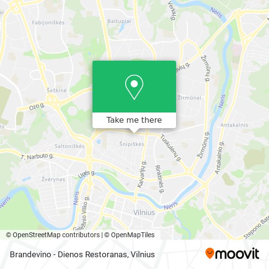 Brandevino - Dienos Restoranas map