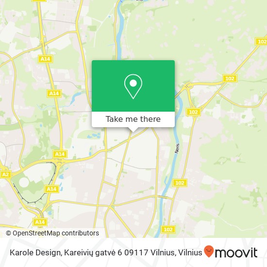 Karole Design, Kareivių gatvė 6 09117 Vilnius map