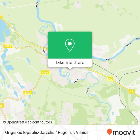 Grigiskiu lopselis-darzelis " Rugelis " map