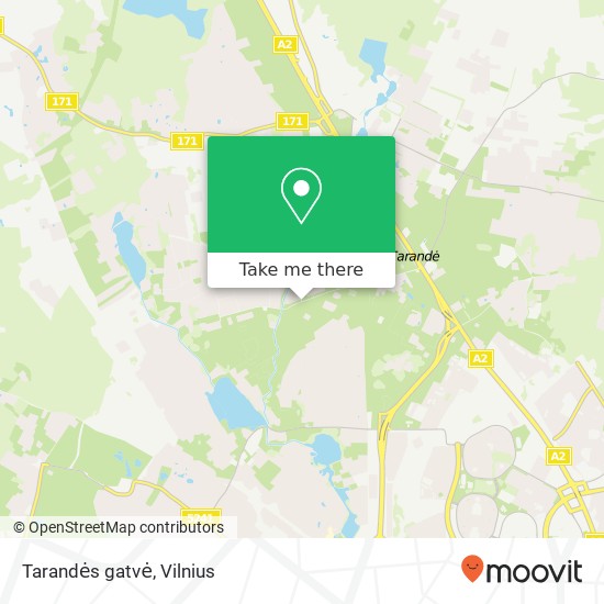 Tarandės gatvė map