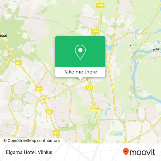 Elgama Hotel map