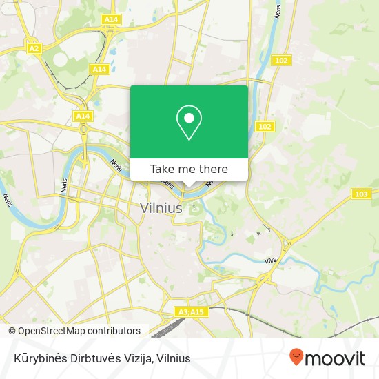 Kūrybinės Dirbtuvės Vizija map