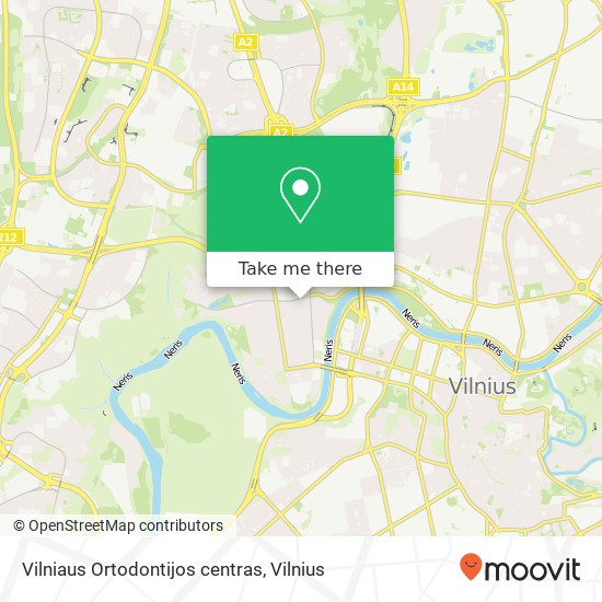 Карта Vilniaus Ortodontijos centras