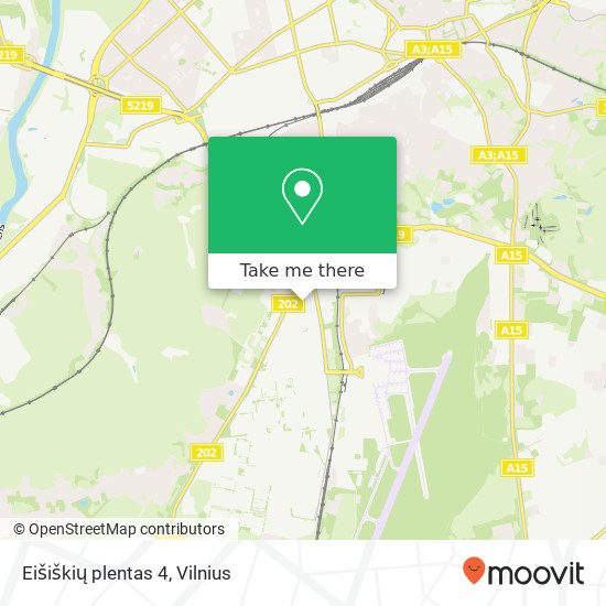 Eišiškių plentas 4 map