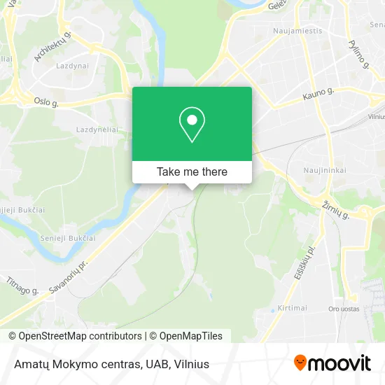 Amatų Mokymo centras, UAB map