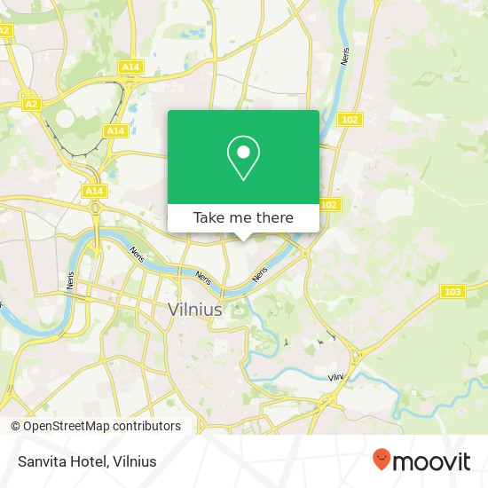 Sanvita Hotel map