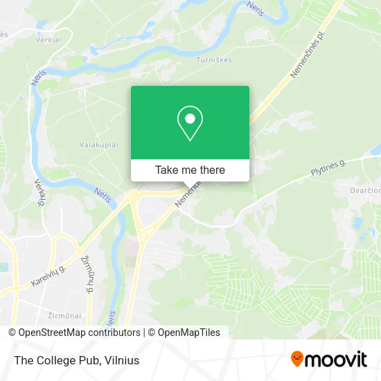 Карта The College Pub