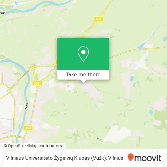 Vilniaus Universiteto Žygeivių Klubas (Vužk) map