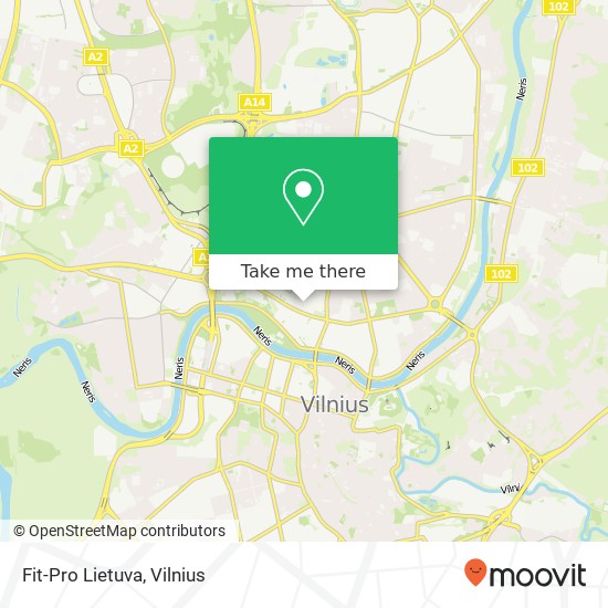 Fit-Pro Lietuva map